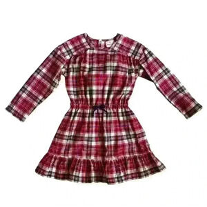 Hanna‎ Andersson Tartan Plaid Girls Dress Size 7